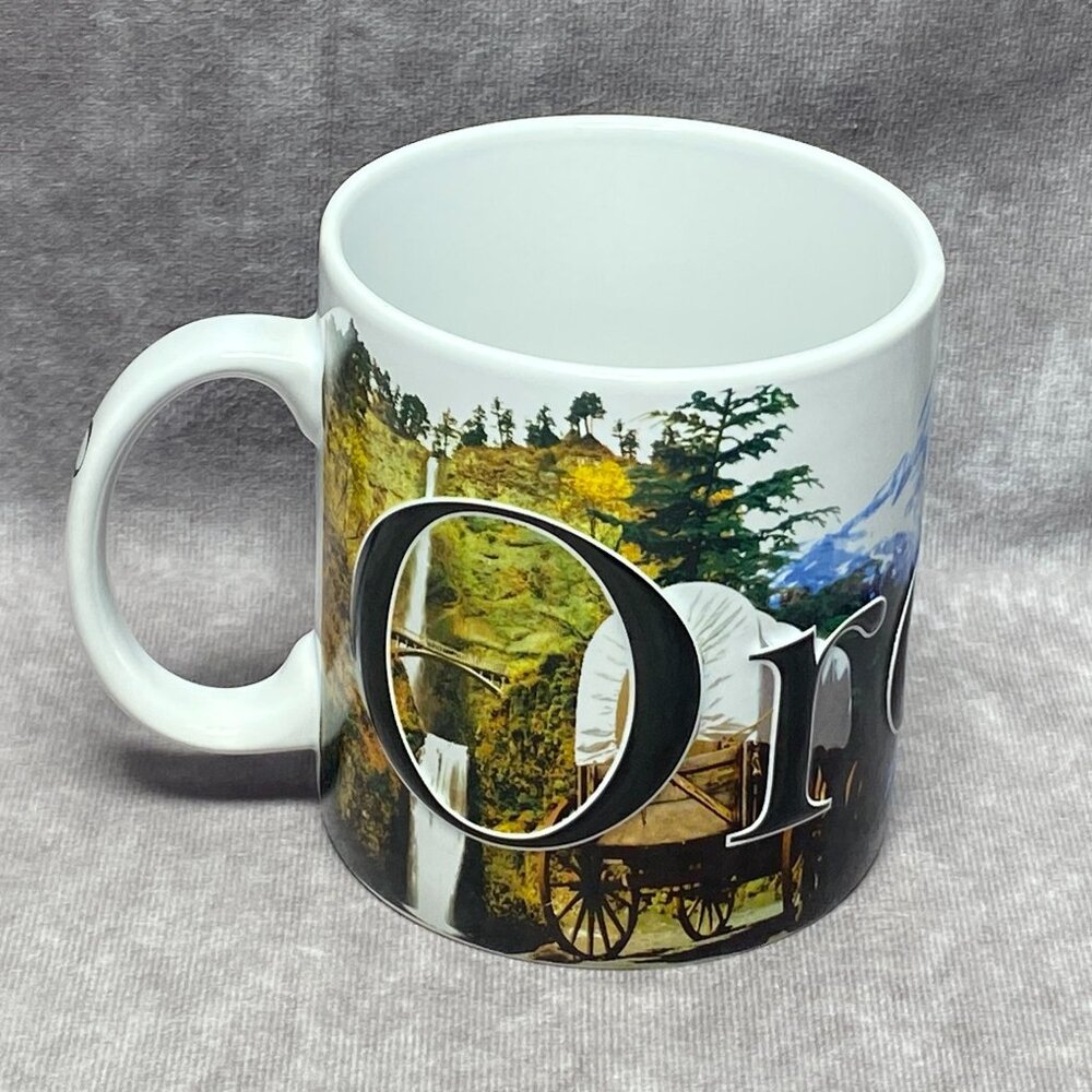 Oregon Adventure Mug By Americaware - 18 Oz  Popular Scenery Design